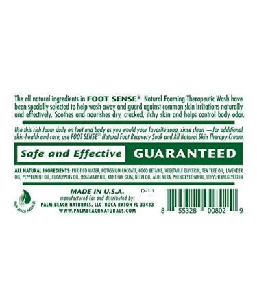 Tea Tree Oil Foaming Soap & Foot Wash | Made in USA | Promotes Healthy Skin, Feet & Nails | Fights Foot Odor, Eczema & Athlete's Foot | 6.5 Oz - Buy Online on GoSupps.com