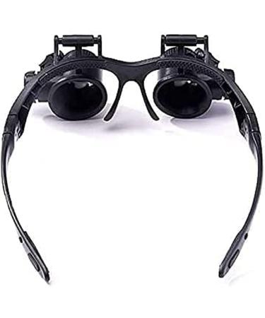 Magnifying Glasses Head Magnifier Glasses with 2 LED Lights and Detachable Lenses 5X 20X 15X 10X Best Eyeglasses Magnifier for Reading and Hobby - Buy Online on GoSupps.com