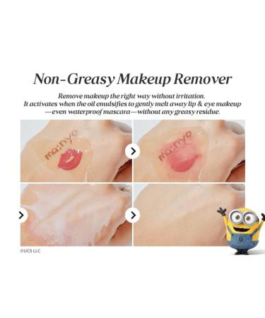 ma:nyo Pure Cleansing Oil - Korean Facial Cleanser for Women | Blackhead Melting & Makeup Removal with Argan Oil | Minions Edition - Shop Now - Buy Online on GoSupps.com
