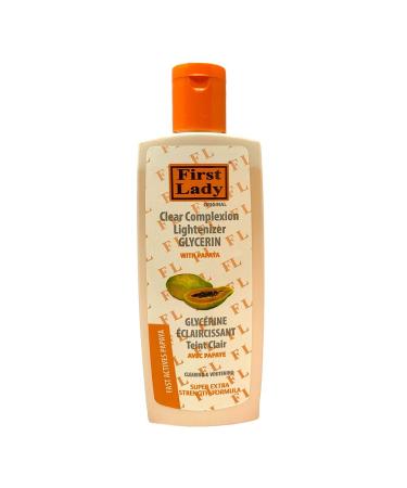 First Lady Glyc rine claircissante pour le teint clair avec des fruits de papaye 200 ml