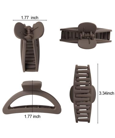 Bolonar Small Claw Clips for Thin Hair 4Pcs - Non-Slip Matte Hair Clips for Women and Girls - Buy Online on GoSupps.com