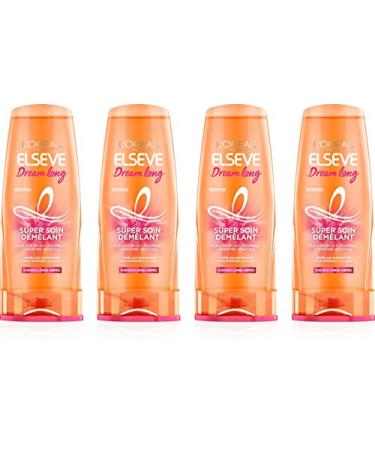 L'Oréal Paris Elseve Dream Long Detangling Treatment for Long Hair - Castor Oil - 200 ml - Pack of 4