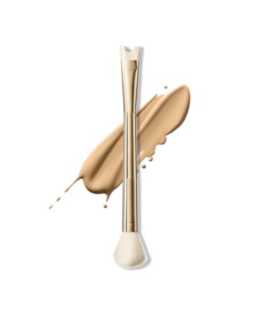 4TH COMMAND Pro Contour Duo Brush Small Nose U shape Brush Perfect For Contouring and Defining the Nose Dual End Two in Brush One Gold Brush