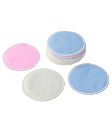 Frcolor Bamboo Makeup Remover Pads 12pcs Reusable Soft Facial and Skin Care Washcloth Pads