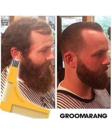 Groomarang Beard Styling Comb Tool - Create Perfect Lines & Symmetry Effortlessly - Buy Online on GoSupps.com