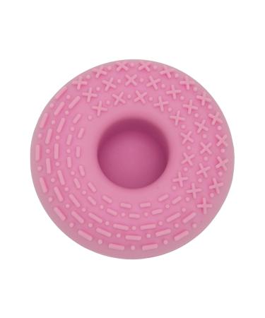 Buy Pinkish Silicone Makeup Brush Cleaning Bowl | Gradual Texture for Effortless Brush Care - Buy Online on GoSupps.com