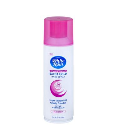 White Rain Hair Spray Aerosol Extra Hold 7 oz (Pack of 9)