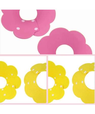 Zodors Adjustable Conical Collar for Cats & Dogs - 4-Pack Lightweight Recovery Neck Collar (Red & Yellow) - Buy Online on GoSupps.com