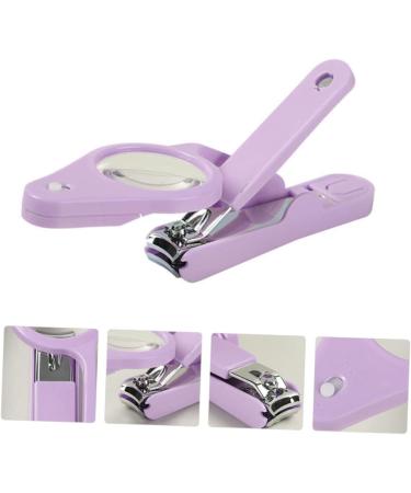 minkissy 1pc Nail Clippers Nail Cutters Men Trimmer Fingernails Clippers Pet Nail Clipper Nail Trimmer for Baby Nail Shears Toenails Clippers Slicer Stainless Steel Portable Purple Man 15*4.5*1.6cm Purple - Buy Online on GoSupps.com