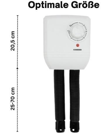 Melissa 16540009 Electric Shoe Dryer & Warmer for Boots Hiking & Ski Shoes - Fan & Timer Included - Buy Online on GoSupps.com