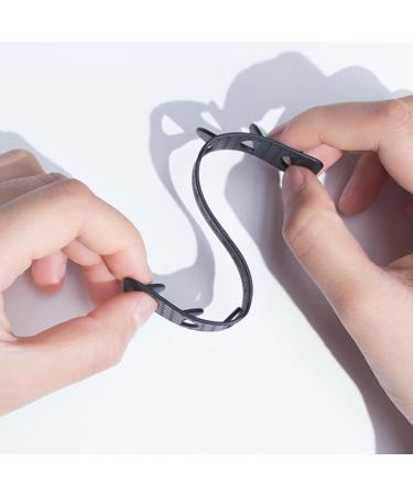 Zerodeko 18 Pack Ear Hook Buckle - Reusable Anti-Slip Ear Loops & Mask Clips for Kids - Black Extension Hooks 14.5x2.6cm - Buy Online on GoSupps.com