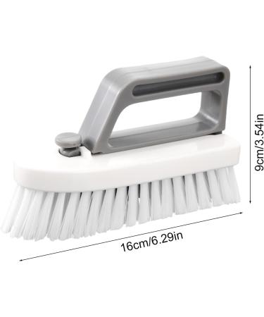 Scrubbing Brush - Scrub Brush for Cleaning | Household Cleaning Tool with Handle | Crevice Cleaning Brush | Hard Bristle Brush for Shower | Household Cleaning Brush for Indoor Carpet Bathroom Bathtub - Buy Online on GoSupps.com