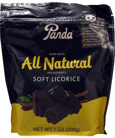 Panda All Natural Soft Licorice, 7 Oz. (Pack of 2 )