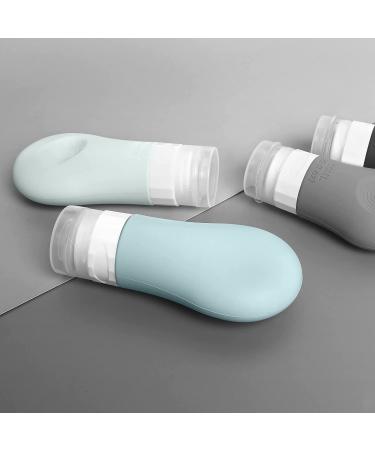 Gemice TSA Approved Travel Bottles - Leak Proof Silicone Squeezable Containers Set (16 Pack) - Grey - Buy Online on GoSupps.com