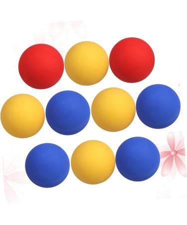 Lurrose 10 Silicone Lacrosse Balls - Professional Yoga & Trigger Point Massage Balls - 6.2cm Colored Set - Buy Online on GoSupps.com