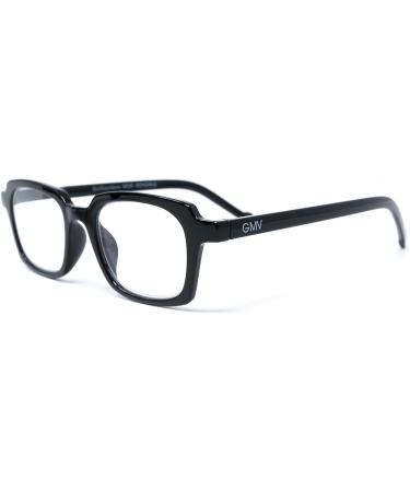 Gian Marco Venturi Unisex Sondrio Reading Glasses - Stylish Black Eyewear for Comfortable Reading - International Shipping Available - Buy Online on GoSupps.com