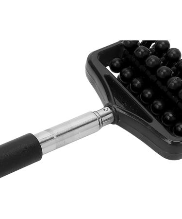 Telescopic Back Massage Scooter - Extendable Roller Massager for Sore Muscles Relief | Black | Men & Women | Ideal for Muscle Relaxation - Buy Online on GoSupps.com