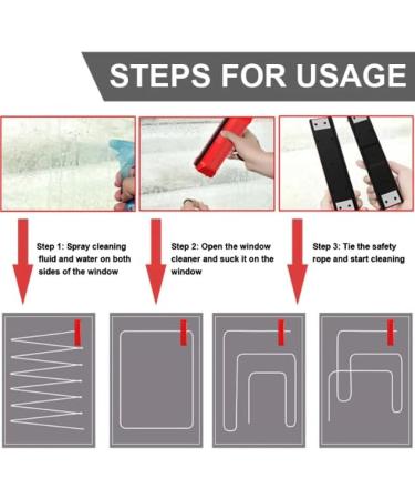 Magnetic Glass Brush Double Side Glass Window Cleaning Cleaning Brush For Household Cleaning Tool Magnetic Window Cleaner 8-15mm - Buy Online on GoSupps.com