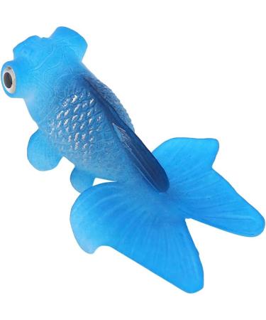 Buy Semme Plastic Floating Fish | Movable Aquarium Decoration | Blue Goldfish Pet Accessory - Buy Online on GoSupps.com