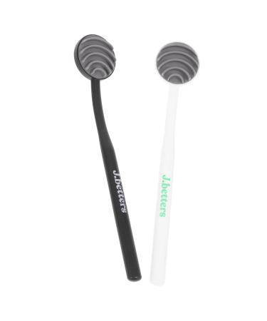 Lurrose 2nd tongue cleaning brush tongue brushes made of plastic tool mouth cleaning device tongue scraps for babies tongue -toothed scraper pp oral care child health care sorted color 18.5x3.5cm