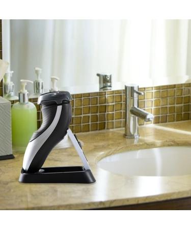Electric Razor Holder | Foldable Shaver Storage Stand with Drain Holes - Home Bathroom Organizer for Men - Buy Online on GoSupps.com