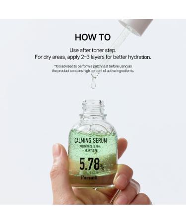 Parnell Panthenol 5.78% | 30ml / 1.01 fl.oz. | Heartleaf Calming Serum soothing & moisturizing serum korea skin care korea beauty - Buy Online on GoSupps.com