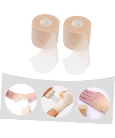 NOLITOY Sports Self-Adherent Tape for Ankle Sprains - Medical Prewrap Athletic Tape - 2 Rolls Khaki 6.5x6.5x6CM - Ideal for Injury Support & Prevention - International Shipping Available - Buy Online on GoSupps.com