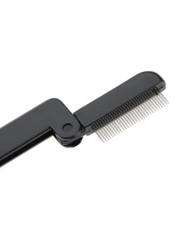 Folding Eyelash Comb & Eyelash Brush - Stainless Steel Tooth for Perfect Lashes | International Shipping - Buy Online on GoSupps.com