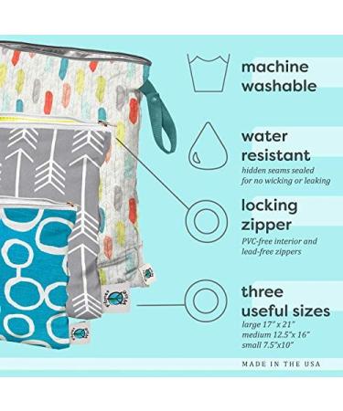 Planet Wise Medium Wet Bag - Far Far Away | Waterproof Diaper Bag - Buy Online on GoSupps.com