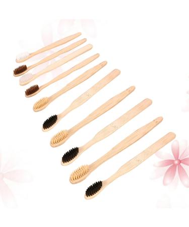 Eco-Friendly Gatuida 10th Bamboo Toothbrush Set | Organic & Portable Travel Toothbrushes | Disposable Hotel Accessories - Buy Online on GoSupps.com