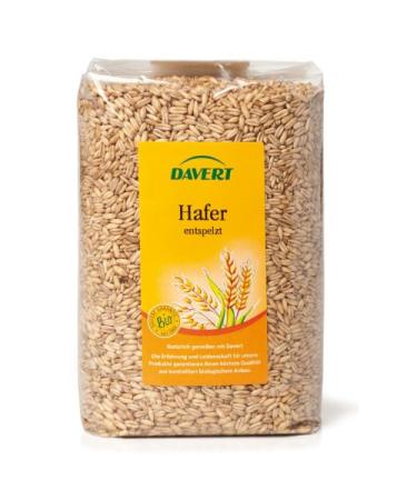 Davert oat kernels (dehulled) 1kg. Pack of 1