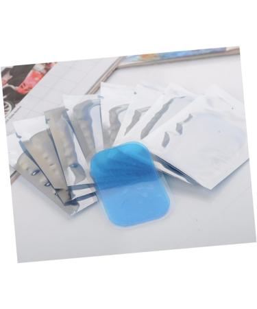 Buy BUIFULSIC 50PC Stainless Steel Gel Pads for Abdominal Stimulators | Durable Hydrogel Sheets for Fitness Equipment Replacement - Blue - Buy Online on GoSupps.com