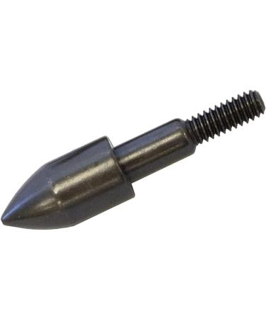 NAP Bullet Point Durable Steel Screw-in Archery Practice Field Tips - 12 Pack 100 Grain Black - Buy Online on GoSupps.com