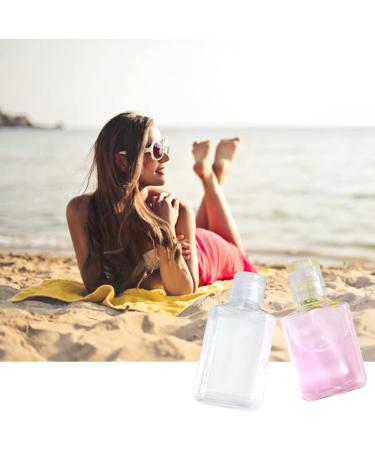 40 Pack 2 Oz Refillable Hand Sanitizer Bottles with Flip Cap - Clear Portable Containers for Shampoo, Soap, Toner & Lotion - Buy Online on GoSupps.com
