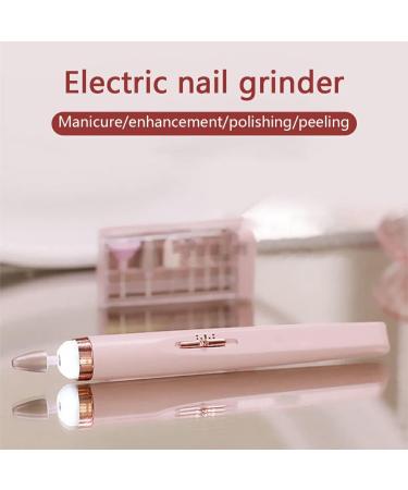 Dajidafu ABS Electric Nail Drill Portable Handheld 200mAh Adjustable Battery Powered Replacement 3.7V Manicure Pedicure Mill Red - Buy Online on GoSupps.com