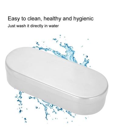 Buy Portable Nail Art Sterilizer Box - Aluminum Alloy Disinfection Container (13x5cm) for Manicure & Makeup Tools - Buy Online on GoSupps.com