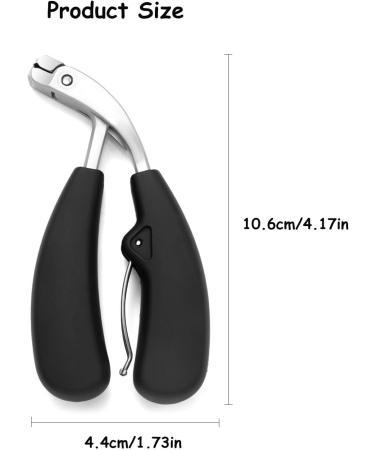 Dinghoale Nail Clippers Toenail Clippers for Thick Nails with Soft Grip Stainless Steel Nail Clippers Thick Nails Toe Nail Clipper Professional Toenail Clipper for Men Women Senior - Buy Online on GoSupps.com