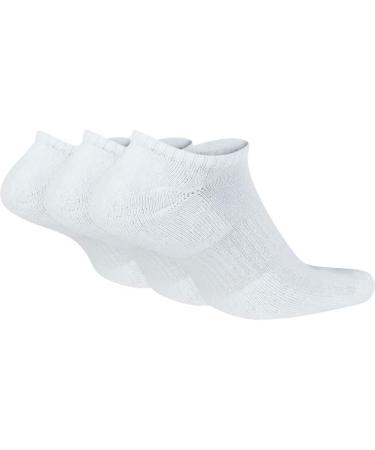 Buy Nike Everyday Cushion No-Show Training Socks (3 Pair) - M White/Black | Top Quality & Fast International Shipping - Buy Online on GoSupps.com
