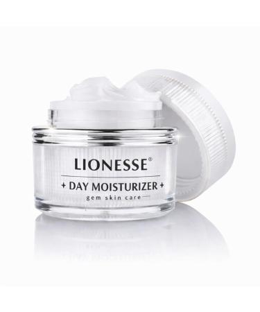 Lionesse White Pearl Day Moisturizer - Contains Pearl Powder and Sunflower Seed Oil - Day Cream to Smooth Skin - 2.12 Oz.