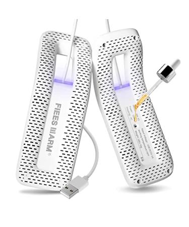 FIEESWARM Shoe Dryer and Deodorizer Portable Boot Dryer using USB Technology can Dry and Deodorize Cleats, Shoes, Work Boots, Ski Boots, Socks, Gloves and More, No Plugs Needed Great for Travel