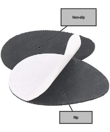 Buy Anti-Slip Rubber Sole Protector Pads - 7 Pairs Self-Adhesive Non-Slip Shoe Grips for High Heels | Noise Reduction & Skid Proof - Buy Online on GoSupps.com