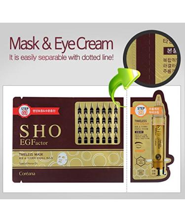 Wrinkle Reducing 2 Step Mask & Eye Cream - 10 Count | Anti-Aging Face Masks for Youthful Skin - Buy Online on GoSupps.com