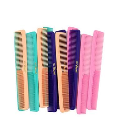 7 Inch All Purpose Hair Comb - Hair Cutting Combs for Barbers & Hairstylists - Fresh Mix 12 Units - Buy Online on GoSupps.com