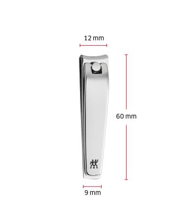 High-Quality Twin Nail Clipper Set - Polished Stainless Steel Fingernail & Toenail Cutters (60mm) - Precision Nail Care for Hands & Feet - Buy Online on GoSupps.com