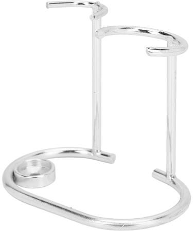 Stainless Steel Razor Stand - Modern Portable Shaving Brush Holder - Rustless Design for Restroom (Silver) | International Shipping - Buy Online on GoSupps.com
