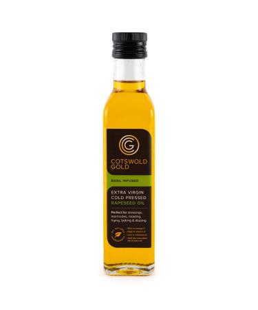 Cotswold Gold Basil Infused Rapeseed Oil 250 ml Basil Infused 250 ml (Pack of 1)