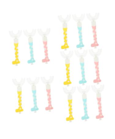 Magiclulu 15 STK children's toothbrush cleaning brush made of silicone mouth cleaning tools for children toothbrushes for children man toothbrush for children children's tooth cleaner manual