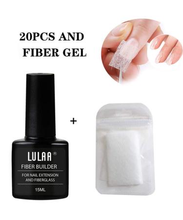 Magical Silk Fiberglass Nail Extension Kit - Nail Care Fiberglass Silk Form for Nail Art Extension (20PCS) - Buy Online on GoSupps.com