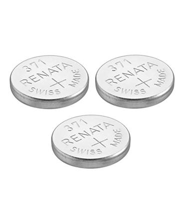 Renata Watch Battery Swiss Made Renata 371 or SR 920 SW 1.5 V (3 Batteries 371 or SR 920 SW)