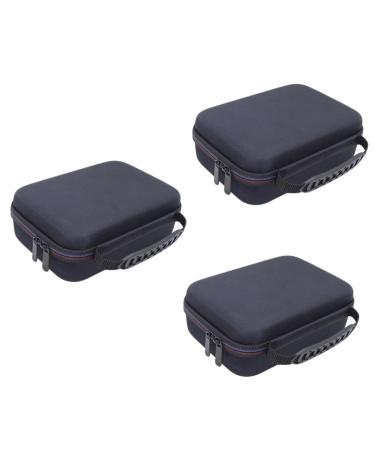 Fomiyes 3st storage bag for hair clipper travelers for men shaving container Razor Bag Razor Etui Men Trimmer hairdressing bag male man men bag Eva